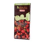 Ciocolata neagra fara gluten si fara zahar cu fructe de padure 125g