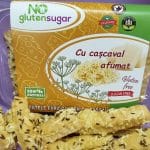 Saratele fara gluten cu cascaval afumat, No Gluten Sugar 200g
