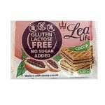 Napolitana fara gluten, fara lactoza si fara zahar adaugat cu crema de cacao, Lea Life 95g