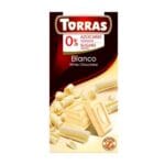 Ciocolata alba fara gluten 75g - Torras