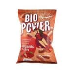 Pufuleti din porumb extrudat fara gluten cu praf de capsuni natural, Biopont 55g