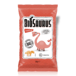 Snack eco din porumb extrudat fara gluten cu gust de ketchup, Biosaurus 50g