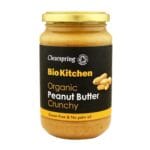 Unt de arahide eco, crocant fara gluten, Clearspring 350g