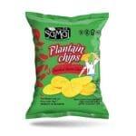 Chips fara gluten de banane plantain cu chili dulce, Samai 70g