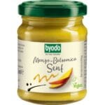 Mustar cu mango si otet balsamic ecologic fara gluten, Byodo 125ml