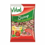 Orez expandat fara gluten, cu gust de fructe, cu glazura fara zahar, Vital 25g
