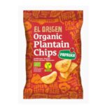 Chips plantain cu boia bio fara gluten, El Origen 80g