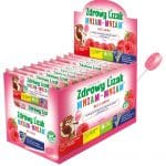 Acadele cu aromă de zmeura cu vitamina D și C fara gluten, Mniam-Mniam 6g