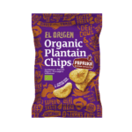Chips plantain cu boia bio fara gluten, El Origen 80g