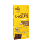 Ciocolata bio vegana fara gluten cu cocos, Super Fudgio 80g