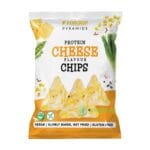 Chips proteic fara gluten cu gust de cascaval si ceapa, Popcrop 60g