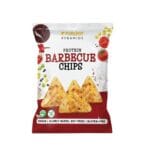 Chips proteic fara gluten cu aroma de barbeque, Popcrop  60g
