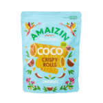 Tuburi de vafe bio cu cocos, fara gluten, Amaizin 140g