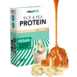 Pudra proteica vegana fara gluten cu banane caramel, AbsoRice 500g