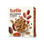 Fulgi eco multicereale cu ciocolata neagra fara gluten, Turtle 300g