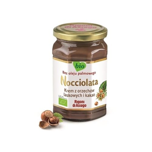 8052575091374 Crema de alune eco cu cacao fara gluten, Nocciolata 250g - imagine 1