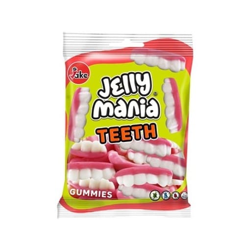 jo Jeleuri gumate fara gluten Teeth, Jake 100g - imagine 1