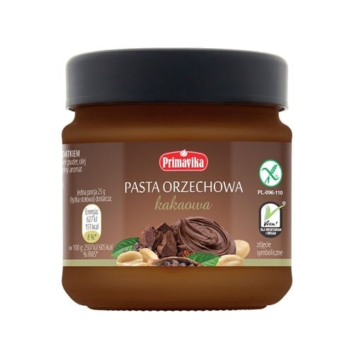 5900672307849 Crema de arahide cu cacao fara gluten, Primavika 190g - imagine 1