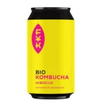 Ceai negru kombucha eco cu hibiscus fara gluten 330ml