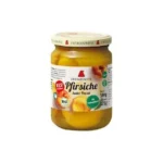 Compot de piersici  jumatati, eco, fara gluten, Zwergenwiese 325g(165g)