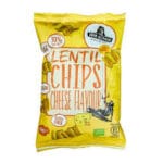 Chips bio vegan fara gluten din linte cu gust de cascaval, John Altman 75g