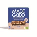 Batoane bio crocante fara gluten din ovaz cu vanilie, Madegood 144g