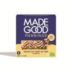 Batoane bio moi fara gluten din ovaz cu afine, Madegood 150g