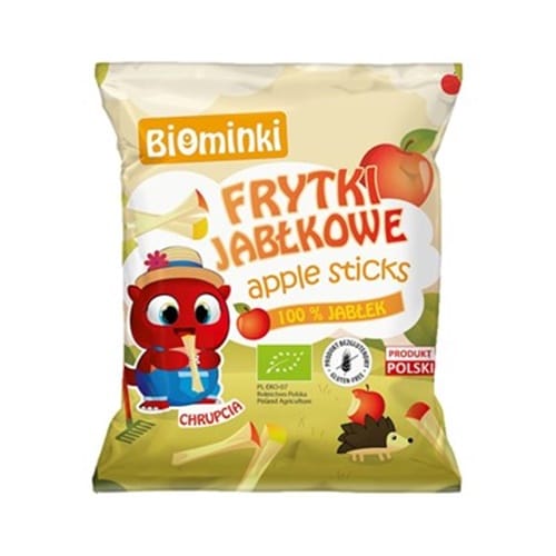 5902425050538 Sticksuri de mere bio fara gluten, Biominki 40g - imagine 1