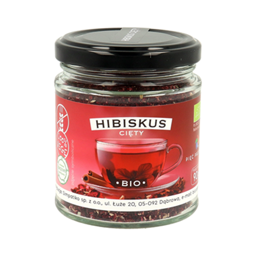 5902837813240 Hibiscus uscat bio fara gluten, Piec Przemian 90g - imagine 1