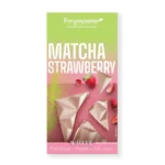 Ciocolata bio vegana fara gluten cu ceai matcha si capsuni, Benjamissimo 60g
