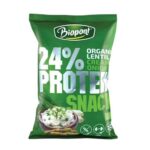 Snack proteic fara gluten din linte cu gust de ceapa, Biorganik 50g