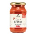 Ketchup bio fara gluten cu curry, Sanchon 250ml