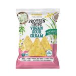 Chips proteic fara gluten cu gust de smantana, Popcrop 60g