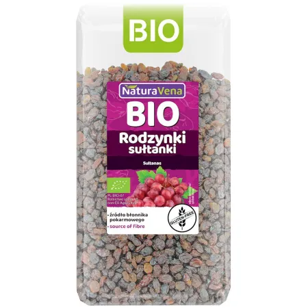 5906750251608 Stafide sultane eco fara gluten, Naturavena 400g - imagine 1