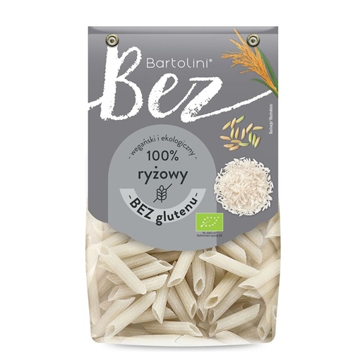 c6f1ce323799a2cd7a7a62125f97642e Paste penne eco din orez, fara gluten, Bartolini 250g - imagine 1