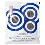 Crackers fara gluten cu tamari, Clearspring 40g