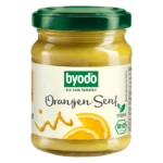 Mustar bio cu portocale, fara gluten, Byodo 125ml
