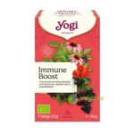 Ceai ayurvedic bio Stimularea Immunitatii, Yogi Tea 17 plicuri x 2,0g (34g)